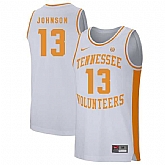 Tennessee Volunteers 13 Jalen Johnson White College Basketball Jersey Dzhi,baseball caps,new era cap wholesale,wholesale hats